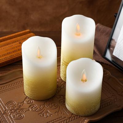 China New Small Battery Operated Led Birthdays 2023 Candle With Moving Flame Effect for sale