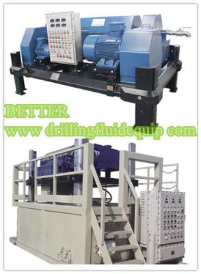 China BETTER Drilling Waste Management High Speed VFD Decanter Centrifuge for sale