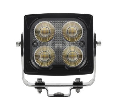 China Aluminum Alloy 40w LED Work Lamp Snow Plow Work Light with IP68/69K CEE R10 CISPR25 Class-5 Approval for sale