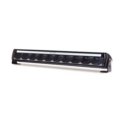 China Slim Housing 20inch 100W Die-cast Aluminum Single Row 4x4 Led Drive Light Bar 12v 24v Car Roof Grill Bumper Drl Led Off Road Light Bar for sale