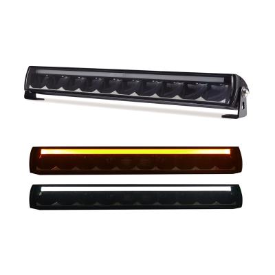 China Off Road 20 Inch 4x4 Slim Single Row Led Off Road Light Bar 100W Car Roof Grill Bumper DRL 12v Led Light Bar for sale