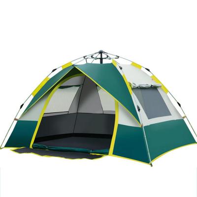 China Instant Light Pop Up Automatic Tents Waterproof Custom Logo Outdoor Pattern Camping Customized Outdoor Tents For 3-4 Persons for sale