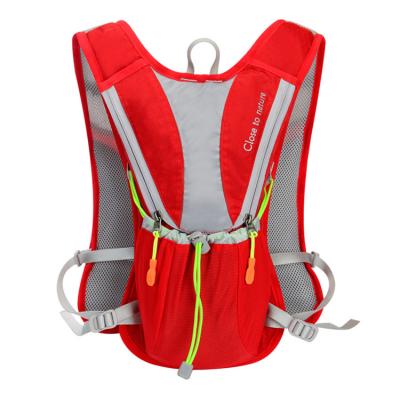 China Multicolor Soft Multifunctional Nylon Soft Multifunctional Mesh Hiking Running Hydration Vest for sale