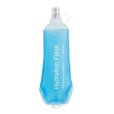 China Popular Collapsible Water Bottle Collapsible Water Bottle Soft Flask 500ml Filling Cap, 250ML, 150ML For Running, Cycling, Camping, Hiking for sale