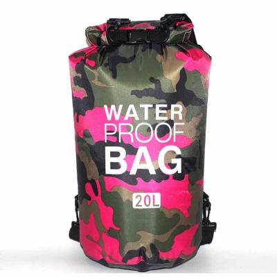 China Hot Selling Waterproof Dry Bag Beach Bag For Outdoors 20l Beach Waterproof Bag Waterproof Bag For Swimming for sale