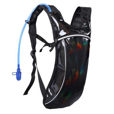 China Large lightweight opening hydration party backpack water pack - 2L water bladder included for running, hiking, biking, festivals, raves for sale