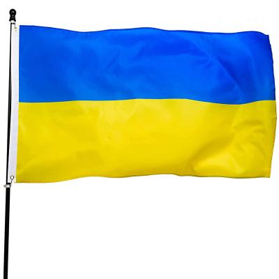 China Factory Handmade Accessories Country Flag Custom Ukraine Flag for sale