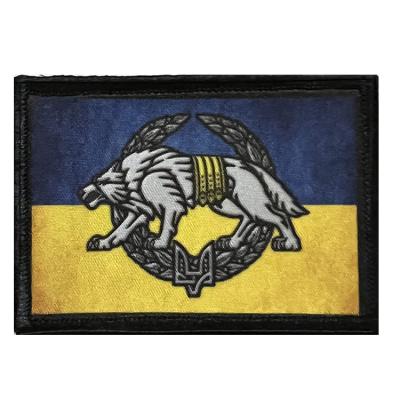 China Other Latest Accessories Patches Custom Embroidered Patches Ukraine Flag Patches for sale