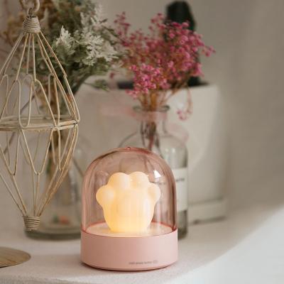 China Modern Night Light Cute Cat Paw LED Music Night Light Lamp for Kids Children Living Room Bedroom Lighting for sale