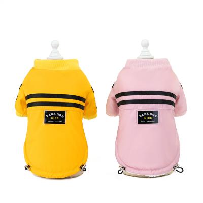 China 2020 Autumn Winter New Pet Clothing Dog Coat Sustainable Fashion Thick Warm Windproof Pet Jacket For Dogs Cat for sale