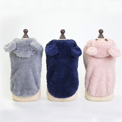 China Viable Korea style new dishonest style dog hoodie dog velvet coat pet winter cute pet clothes for sale