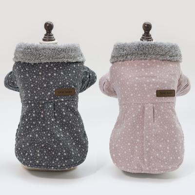 China 2018 viable Japan and South Korea best-selling new style pet coat dog apparel thickened warm winter dog jacket for sale