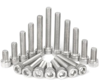 China Allen Stock OEM Fastener SS304 Stainless Steel Socket Head Bolt With Free Samples M6*30 DIN933 OEM Fastener for sale