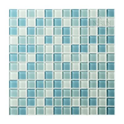 China WHOLESALE glass factory price of parquet swimming pool mosaic tiles manufacture for sale