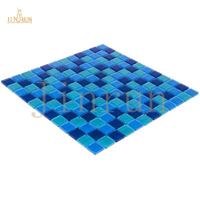 China Parquet Pool Tiles Decoration WALL Turkish Glass Mosaic Slab for sale