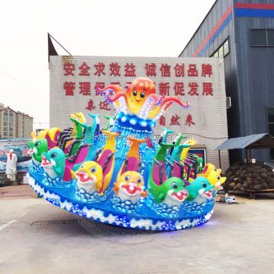 China Faiground Big Funfair Rides Family Fun Games 16 Seats Big Crazy Dancing Octopus Ride For Sale for sale