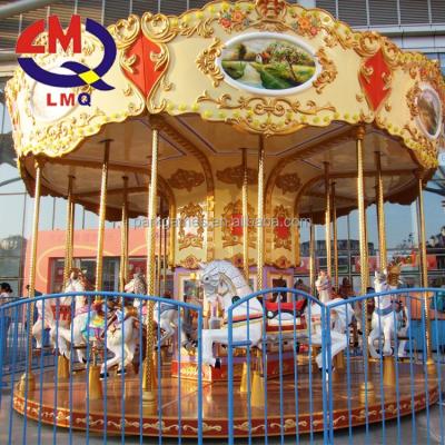 China Indoor Carousel Horse Amusement Equipment Fiberglass Carousel Spare Parts For Sale for sale