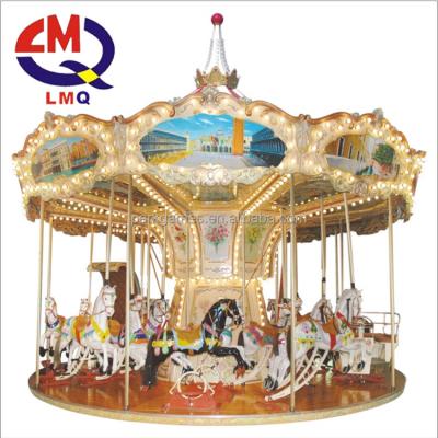 China Over 5 years new style amusement park indoor rides used carousel swing carousel for sale for sale