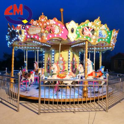 China Fairground Newest 36 Seats Luxury Carousel Horse Rides Carrusel Fairground Rides Carousel For Sale for sale