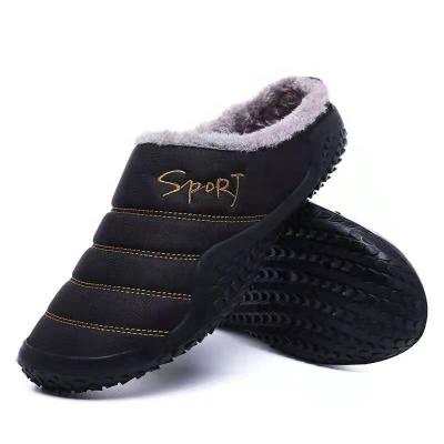 China Fashion Trend Sale Mens Slippers Winter and Autumn Breathable Home Slippers Unisex Flip Flops Anti-Slip Keep Warm Memory Foam Indoor Home Slippers for sale