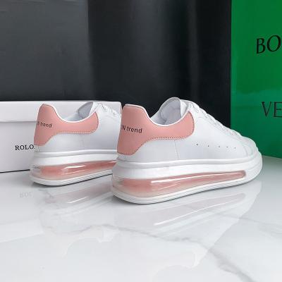 China CUSHIONING Running Shoes For Women Lady Lace Up Comfortable Flat Sports Shoes Woman Jogging Shoes Sneakers for sale