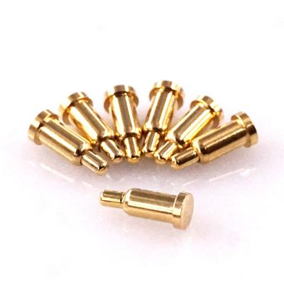 China Male 5.0 Pin Spring Loaded Pogo Pin Connector Mm Size SMD PCB Straight Single Flange 2.0mm 12VDC 1A Spring Contact for sale