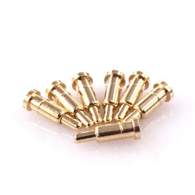 China Pin Connector Spring Loaded Pogo Pin Male 5.5 Mm Size SMD PCB Straight Single Flange 2.0mm 12VDC 1A Spring Contact for sale