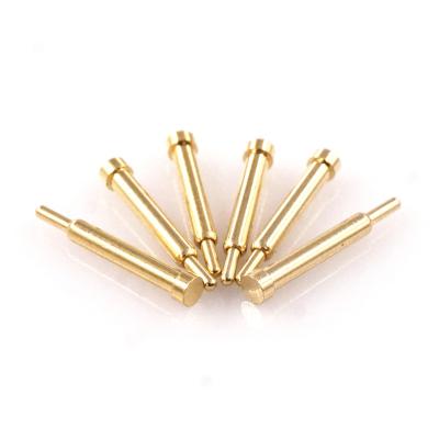 China Male 13.0 Pin Spring Loaded Pogo Pin Connector Mm Size SMD PCB Straight Single Flange 2.0mm 12VDC 1A Spring Contact for sale