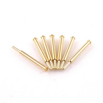 China Pin Connector Spring Loaded Pogo Pin Male 18.0 Mm Size SMD PCB Straight Single Flange 2.0mm 12VDC 1A Spring Contact for sale