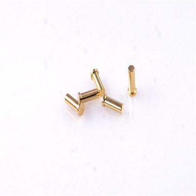 China Female Target Terminal 4.5 Millimeter Size SMT Female Target Pin For Pogo Pin Connector 1.0 Amp 12V Contact Surface Mount Spring Loaded Gold Thin Flange for sale