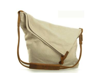 China White Canvas Bag Vintage Canvas Bags for Men Canvas School Bag à venda