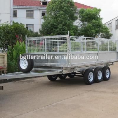 China Heavy Duty Tandem Tipping DUMP Trailer for sale