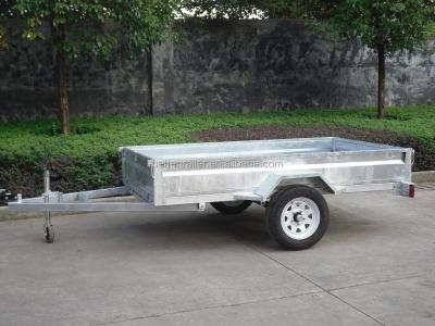 China Car trailer single axle box trailer, 6x4 box easy towing utility trailer for sale for sale