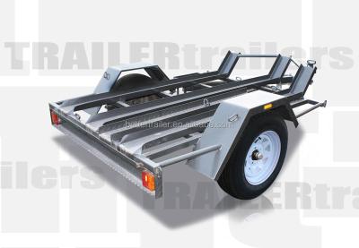 China Heavy Duty Car Trailer Loading Ramp Trailer, Motorcycle Transport Trailer for sale