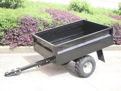 China Car trailer powder coated box trailer, ATV towed garden trailers, small garden trailer for sale