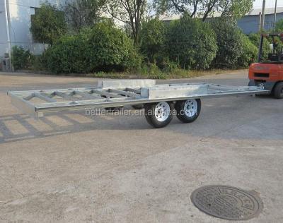 China Easy Moving Tandem Home Trailer Heavy Duty Chassis for sale