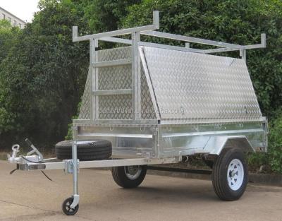 China Storage trailer dealer top, with tool shelf, aluminum utility trailer tool box for sale