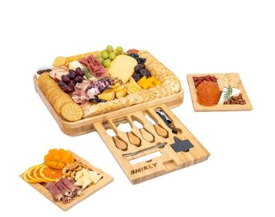 China 100% Eco-Friendly Custom Wooden Storage Tray Serving Wood Tray Wholesale Cheap Wooden Trays Made Of Wood And Bamboo for sale