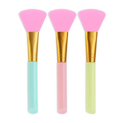 China new silicone liner manufacturers supply cosmetic soft head adjusting film stick facial mask brush MN-K06 for sale