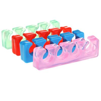 China finger & Soft Elastic Silicone Toe Manicure Use Finger Toe Comfy Comfortable Repeated Separator for sale