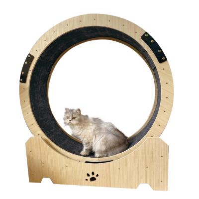 China OEM ODM Cat Exercise Wheel Cat Wheel Pet Treadmill Trainer Wheel Walk Cat Fitness Toy Viable Current Roda Latihan Kucing Promo for sale