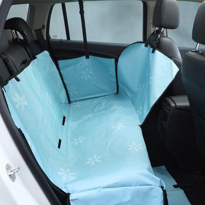 China Colorful Waterproof Car Seat Cover Mat Hammock Cushion Protector Pet Oxford Dog Travel Car Seat Cover for sale