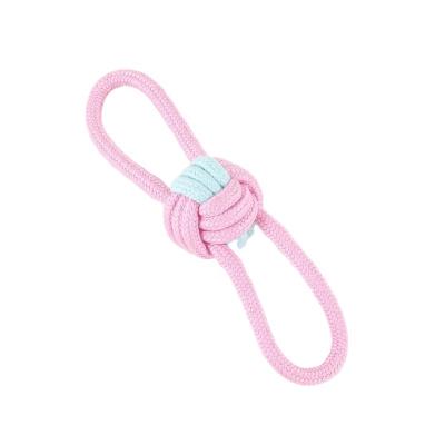 China Viable wholesale natural bulk longevity eco interactive dog training rope toy for sale