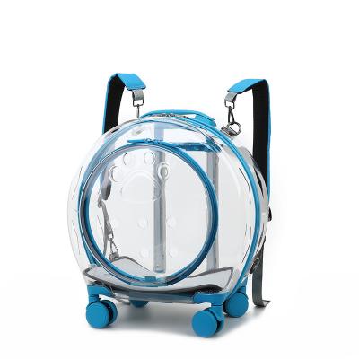 China High End Design Transparent Breathable Cage Portable Pet Cat And Dog Outlet Bag for sale