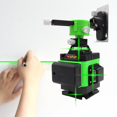 China GAIDE Remote Control Auto Construction Best Green Line 4v1h1d 4d Laser Level 16 Rotary Line For Builders 118mmx195mm for sale