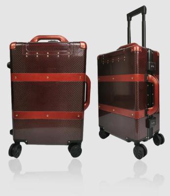 China High Quality Full Carbon Fiber 3k Luggage Suitcase 20 Inch Waterproof/Solid With Spinner Wheels 20