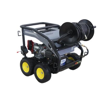 China Motorized Critical Cleaning Cold Water Pressure Washer / Residue Free 80Bar Car Washer Machine for sale