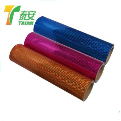 China Moisture Proof Transparent Holographic Updraft Laminating Film With EVA Hot Glue for sale