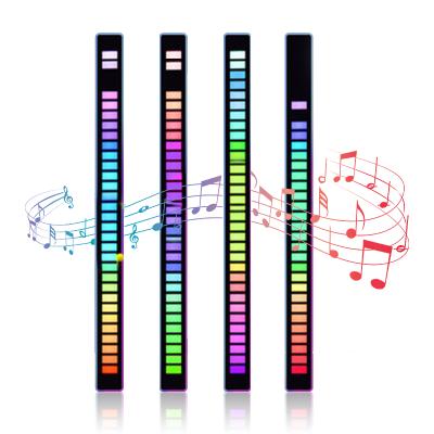 China Contemporary Rhythm RGB Sound Light Atmosphere Music Control Light Christmas Colorful Sensor Rhythm Lamp for Car Home Office Party à venda