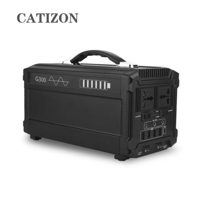 China AC 100V-240V Outlet 300W Portable Backup Power Station Large Capacity Support Load Power Station Backup Portable Generator for sale